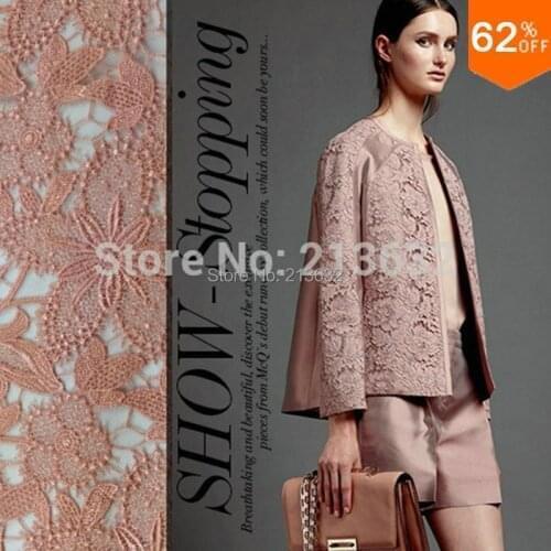 PQYY117 african guipure lace water soluble chemical lace hollow out african chemical lace water soluble tecido feltro wedding