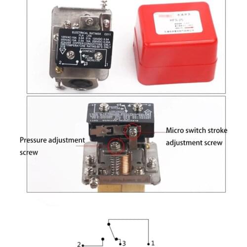 HFS-20/15/25 R3/4 Liquid Water Oil Sensor Control Automatic Paddle Flow Switch 15A 250V IP54 Wholesale dropshipping