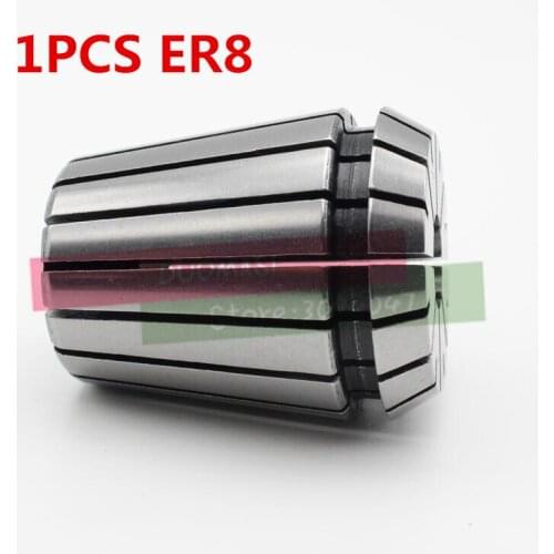 Free freight ER8 1PCs for choose clamp set 1mm to 5 mm Range for milling CNC engraving machine tool motor axis