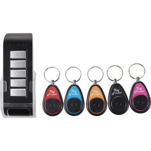 HOT-5 in 1 Wireless Lost Key Finder Locator Find Locater Alarm Keychain 40m