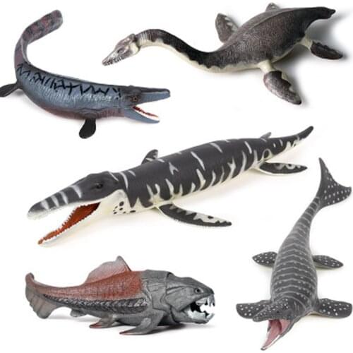 Large single sale Educational toys Prehistoric marine model marine dinosaur Dengs fish plesiosaur animal model toys