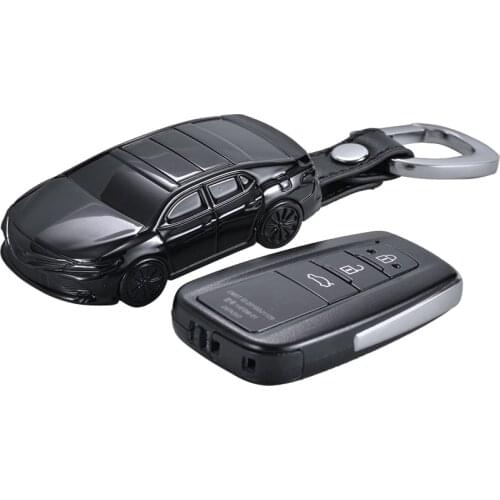 Car Model Shape Key Case Key Cover For Toyota Camry Corolla C-HR CHR Prado RAV4 Prius 2018 2019 2020 2/3/4 Buttons