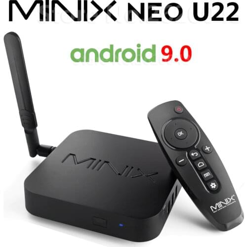 MINIX NEO U22 4K2K UHD 4GB DDR4 32GB Smart Android 9.0 OS Dual WIFI Bluetooth 1000M LAN USB 3.0 Type-c Media Player