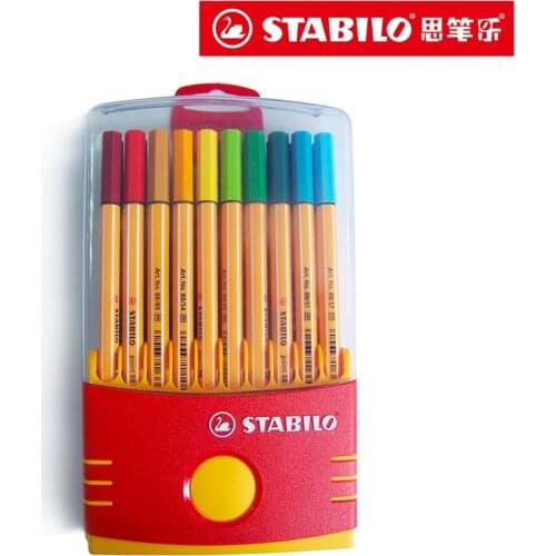 Germany STABILO Gel Pen 88 Gel Pen Needle Pen Drawing Set 10/20PCS