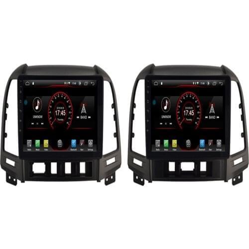 New coming ! Android 10 2.5D car dvd For Santa Fe 2006-2012 multimedia GPS Radio stereo gps navigation map camera