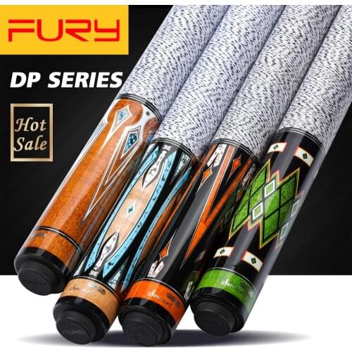 Original Fury Billiard Pool Cue DP 13mm Tip Hard Maple Shaft Handmade Professional Billar Cue Stick Kit with Billard Gifts