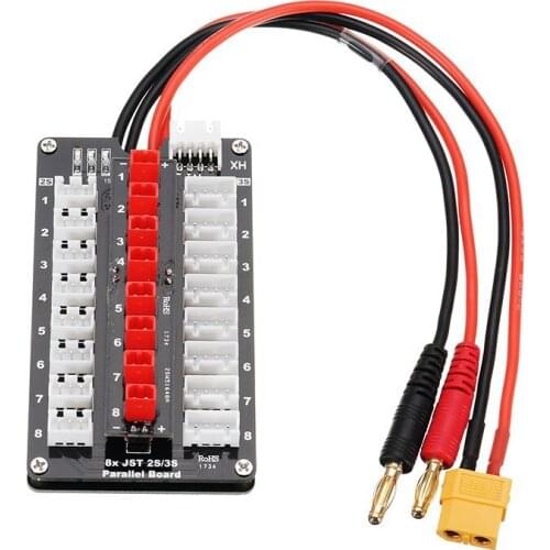 G.T.Power 2-3S Parallel Charging Board JST Plug Para Board for IMAX B6 ISDT Q6 D2 Battery Charger RC Models DIY Accessories