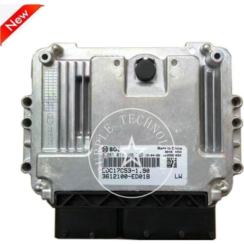 Pickup truck engine computer control ECU board 0281017656 for 4D20B great wall