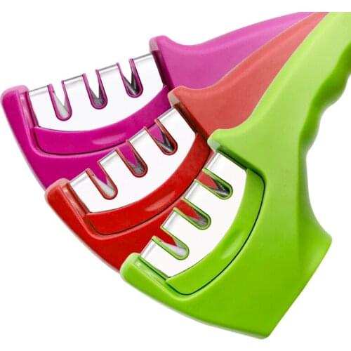 Professional 3 stage sharpener kitchen whetstone knife whetstone tungsten steel diamond ceramic kitchen knife accessory tool