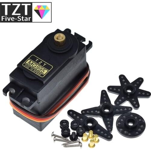 TZT MG995 55g servos Digital Metal Gear rc car robot Servo for arduino
