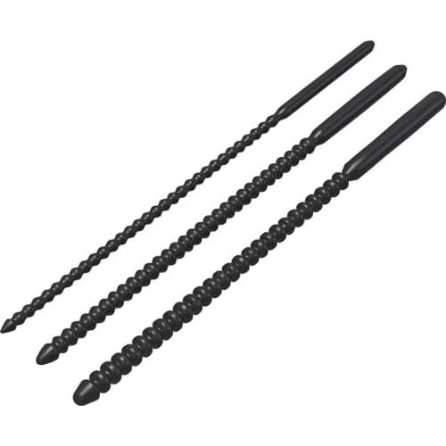 3 Sizes Silicone Thread Male Penis Plug Urethral Dilator Sound Stretching Sex Toy For Men Urethral Plug Horse Eye Stimulation