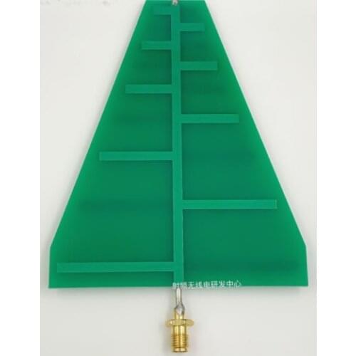 UWB ultra-wideband log periodic antenna 1.35GHz--9.5GHz