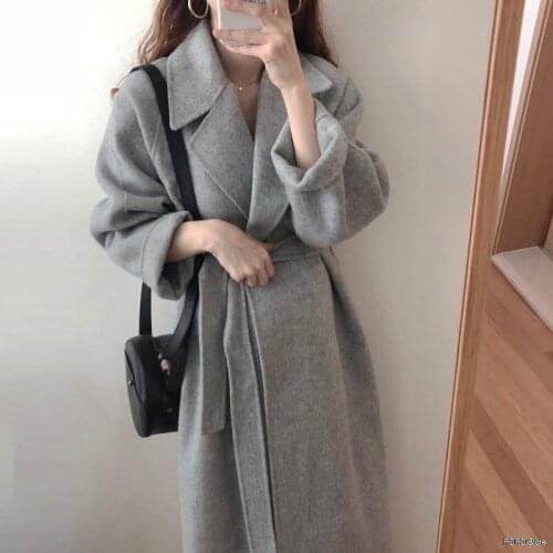 WICCON Women's Gray Coats