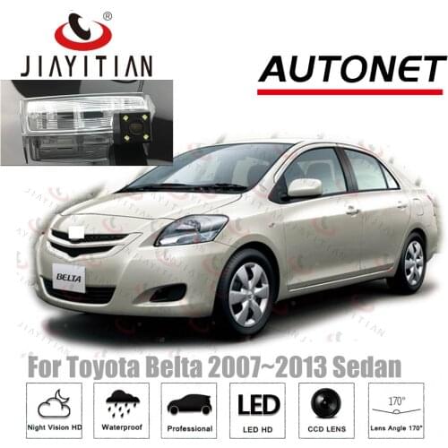 JIAYITIAN Rear Camera For Toyota Belta 2007~2013 4D sedan/CCD/Night Vision/license plate Camera/Backup Camera/Reverse Camera