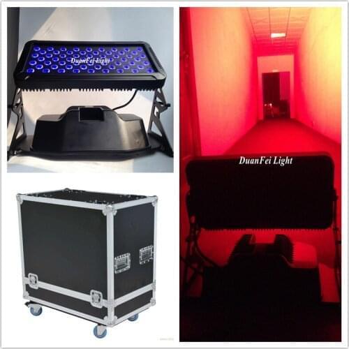 10pcs with flycase) 60*10watt 4in1 led city light dmx wash wall led rgbw ip65 tower wedding washer led lyre