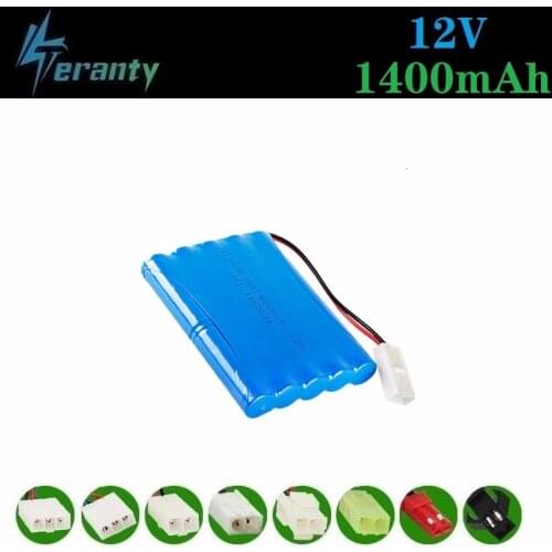 1400mah 12v Rechargeable Battery For Rc toys Cars Tanks Train RC Robots Gun Boat NiCD Battery AA 12v 700mah Battery Pack