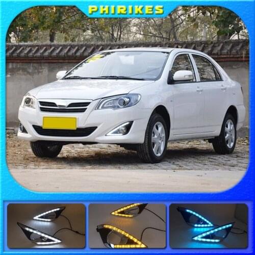2PCS LED Daytime Running For Toyota Corolla 2013 2014 Super Brightness 12V Car LED DRL Waterproof ABS Daylight Bulb