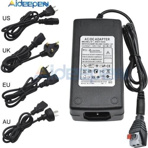 12V 5A 5 Amp AC/DC Adapter Power Supply EU US UK AU Power Supply Adapter Transformer Lighting Transformers for LED Strip Light