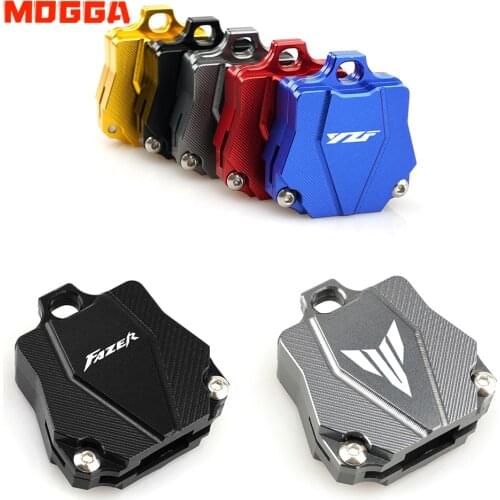 Moto Key Shell Case Cover Cap For Yamaha Fazer FZ1 FZ6 FZ8 Tracer 700GT 900GT MT03 MT07 MT09 YZF R1 R3 R6 (Key Without Chip)