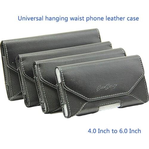 Hot Sale Fashion Double Layer Canvas Coin Key Card Holder Phone Cover Case Waist Bag for 4.0/4.7/5.0/5.5/6.0 inch Mobile Phone