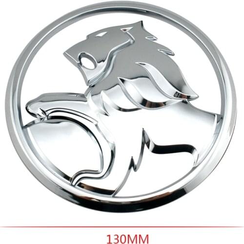 Black Plastic High Quality SS SSV SV6 VE VF 130mm Lion Emblem Auto Badge 3D Sticker Car Logo