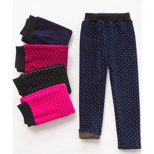 Girls Boys Pants Infantil 2020 Childrens Pants 2-8 Years Kids Thicken Leggings Girls Autumn Winter Plus Velvet Trousers Baby