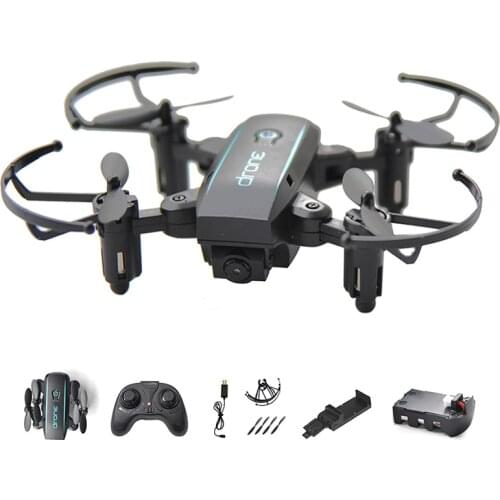 IN1601 Mini RC Drone 2.4G 720P with Camera Wifi FPV Foldable Altitude Hold Quadcopter Remote Control Helicopter
