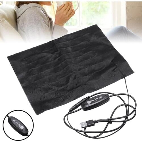 1pc Adjusted Temperature USB Electric Heating Pad Portable For DIY Heating Thermal Vest Jacket Clothing Warmer