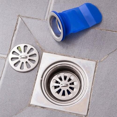Deodorant Drain Strainer Anti-insect Silicone Kitchen Strainer Bathroom Sink Pipe Sewer Drainer Seal Anti-odor Pest Floor Drain
