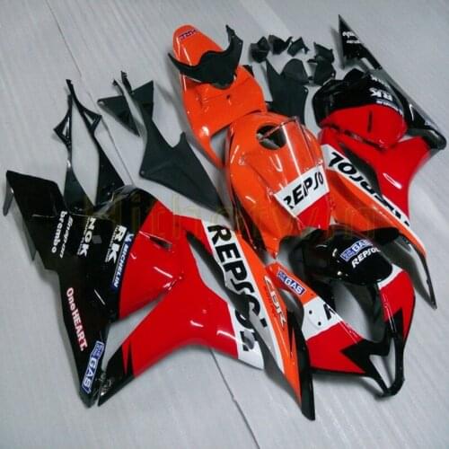 Custom ABS Plastic Fairing for CBR600RR 2009 2010 2011 2012 Full Fairing Kits+Screws+orange INJECTION MOLD M2