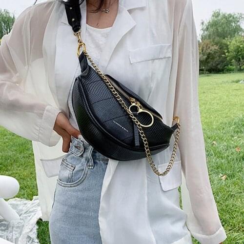 Chain Small PU Leather Shoulder Messenger Bags For Women 2020 Small Chest Bag Travel Lady Luxury Handbags and Purses