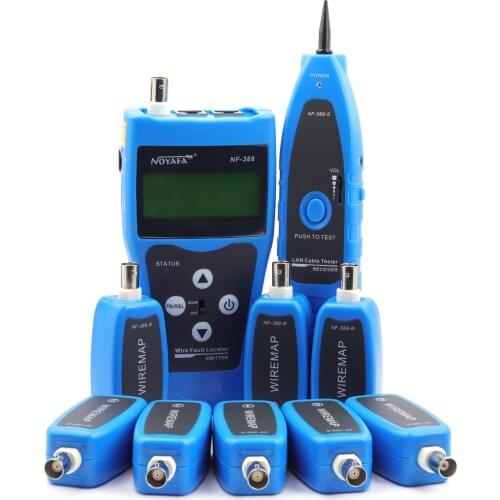 KELUSHI Multi-functional Handheld Cable Tester Network cable LAN Ethernet Wire tester Telephone cable RJ45 RJ11 Tester NF388