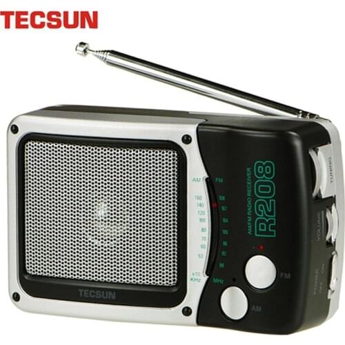 Tecsun R-208 Radio FM/MW Stereo Radio Portable Pointer radio Mini Desktop For The Aged Using