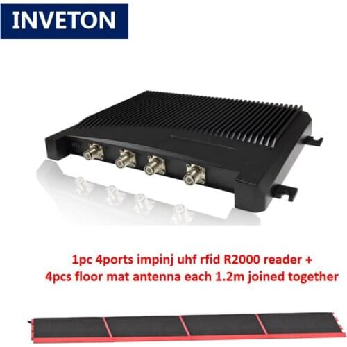 Sports Impinj R2000 Chip Long Range Speedway UHF RFID Reader 4ports Multiple TCP IP/RS232/POE for Race Timing System
