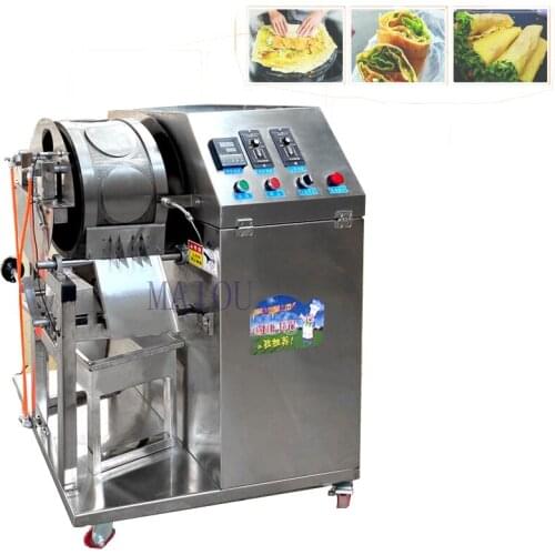 Factory Price Pancake Chapati flat Bread Roti Maker flour Tortilla Qoasted Duck Burrito Making Machine Baking Machine Machinery