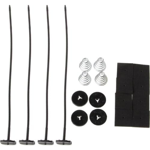 1 Set Car Vehicle Electric Radiator Fan Mounting Kit Plastic Ties Straps Universal T21E