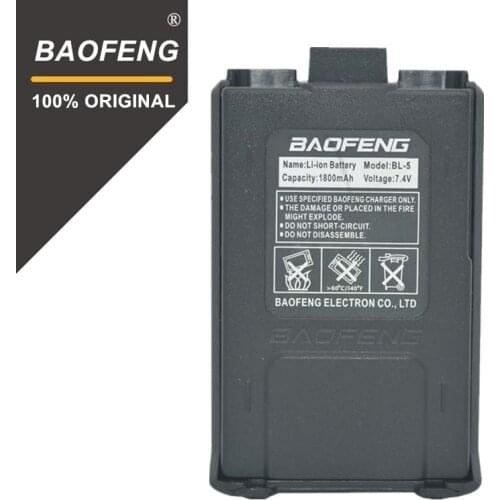 1800mah Li-Ion Baofeng uv5r Battery For Radio Walkie Talkie Accessories Baofeng UV-5R Uv-5re 5ra Uv 5r Battery