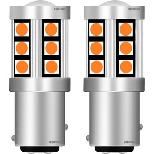 2pcs Mini 1157 P21/5W BAY15D High Bright 3030 LED Auto Brake Bulb Turn Signal Car Daytime Running Light Rear Fog Lamp