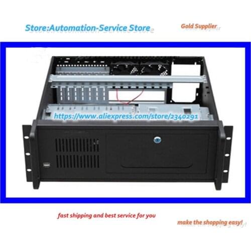 4U4508E Rack Type Chassis Industrial Monitor Server Case 450 Deep 1.2 Black