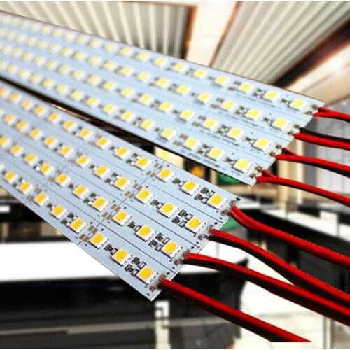 50cm 12v led rigid hard strip aluminium bar lights Super bright 5050 SMD36 SMD LED Hard Rigid LED Strip