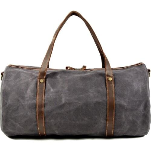 American Retro Foldable Travel Shoulder Bag Large Capacity Waterproof Fitness Handbag Leisure Outdoor