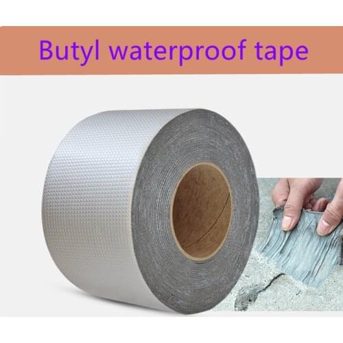 Butyl Rubber waterproof tape Pipe Floor Roof Leakage proof Window Wall Waterproof strong self-adhesive sticker Sealer 5/10/15cm