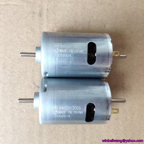 Brand new Mabuchi 545 DC motor RS-545SH-3055 double output shaft DC12V-24V large torque drill motor