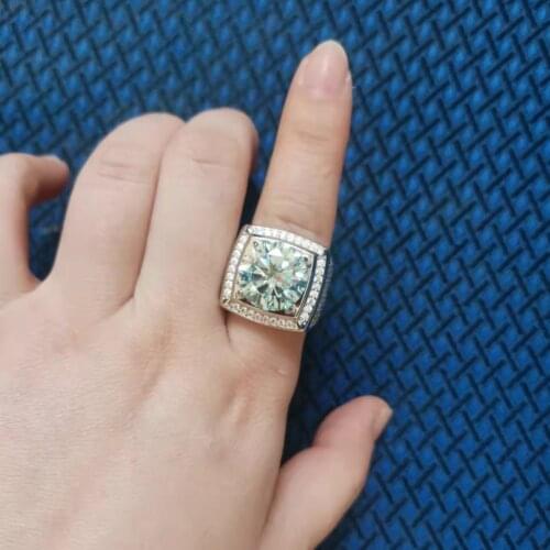 ECHSUN Rings With Diamonds