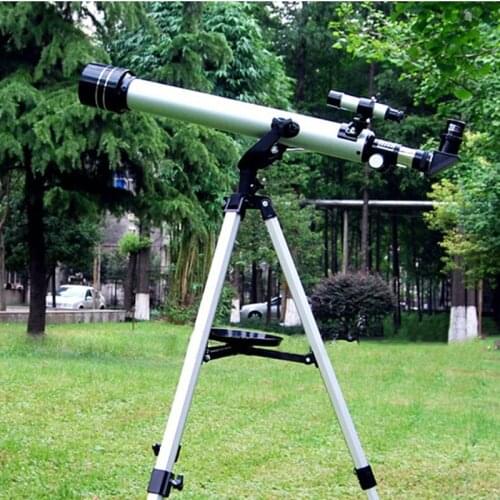 F60700 525x High Magnification Astronomical Refractive Telescope 3Pcs Eyepieces And Tripod Space Observation Spotting Scope Gift