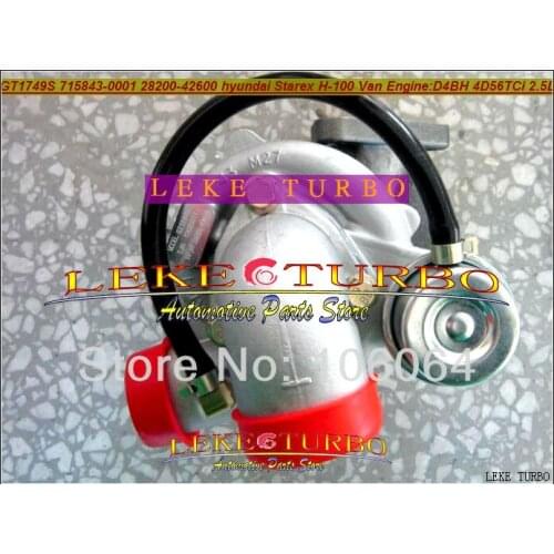 GT1749S 715843-5001S 715843 28200-42600 715843-0001 Turbo For Hyundai Starex H1 H200 H-1 Satelite Libero 2.5L 4D56TCI D4BH 4D56
