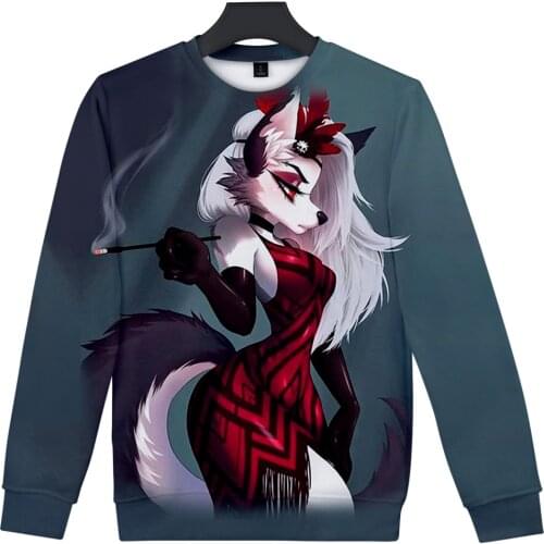 Helluva Boss 3D printing autumn and winter Holiday passionate style Men/Women Punk Youthful Hip hop Style clothes Round