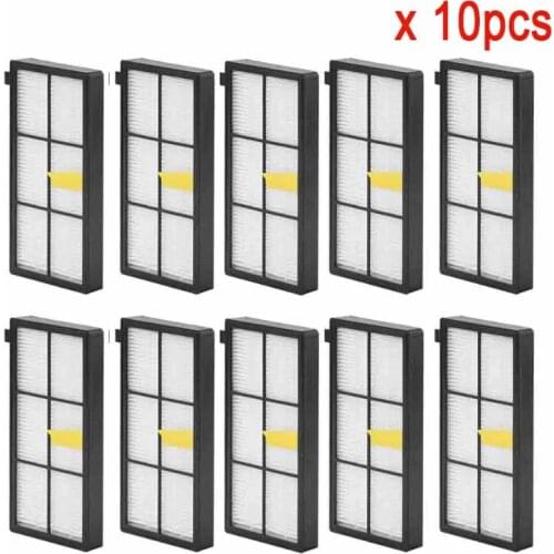 10 pcs Hepa Filter suitable For iRobot Roomba 800 900 Series 870 880 980 Vacuum Robots Replacements Parts spare