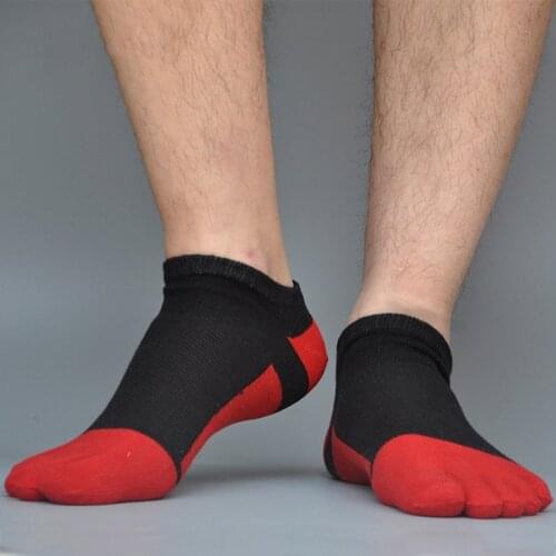Men Women Fashion Cotton Toe Socks To Protect Ankle Socks Five Finger Socks Compression Mesh Crew Boat Socks 2020