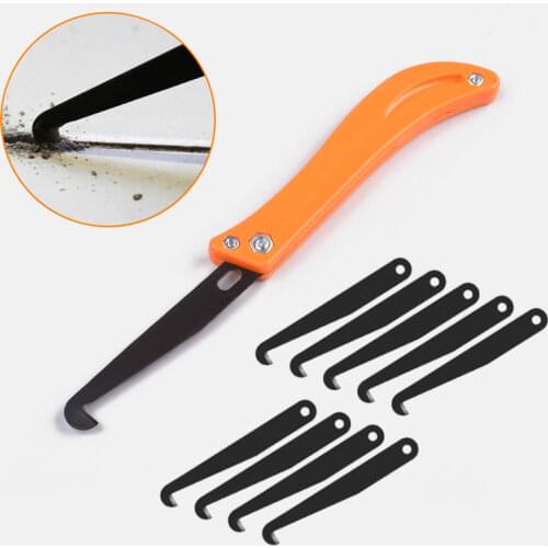 Tile Gap Repair Tool Hook Knife Professional Cleaning and Removal of Old Grout Hand Tools Tungsten Steel Joint Notcher Collator